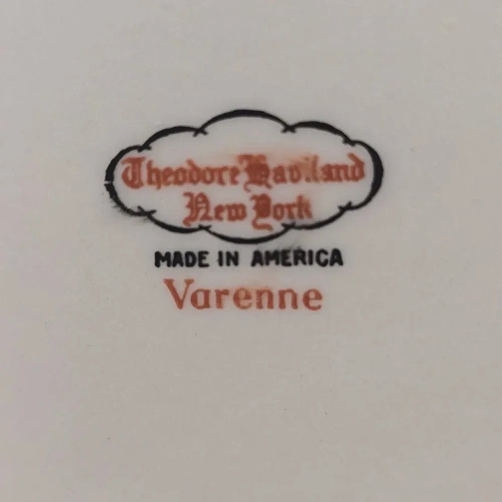 Theodore Haviland NY Varenne 14” Meat Platter Juice Well Pink Roses
